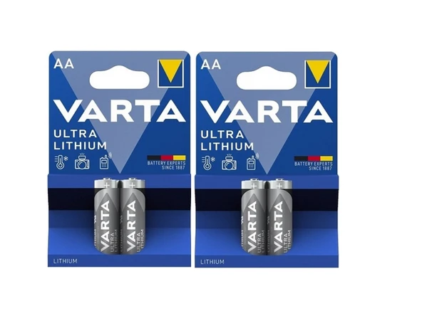 Varta 6106 Ultra Lityum Aa Kalem Pil 4'lü Paket ürün görseli 1