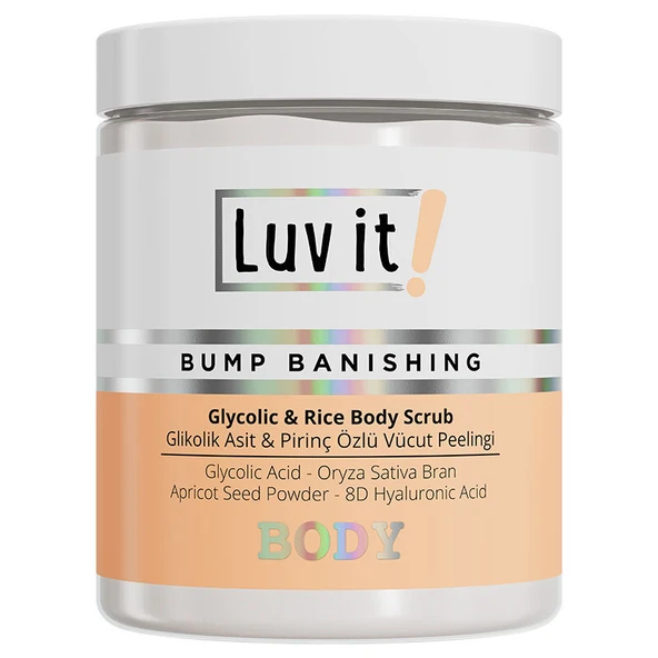 Luv it Glikolik Asit ve Pirinç Özlü Vücut Peelingi 250 ml ürün görseli 1