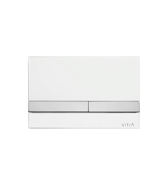 VitrA Select 740-1100 Kumanda Paneli, Beyaz - Krom ürün görseli 1