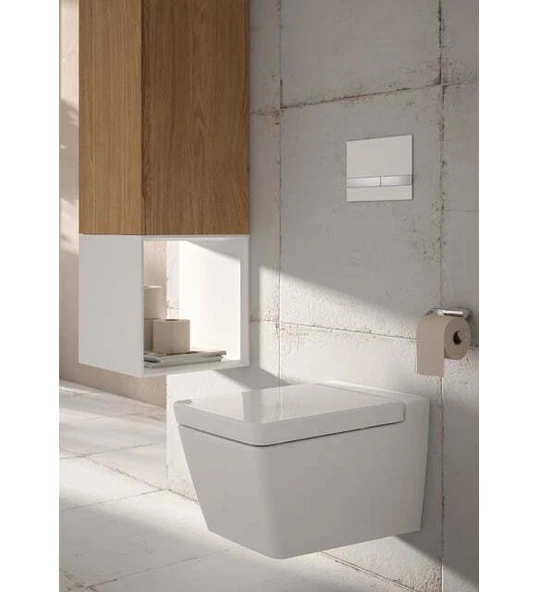 VitrA Select 740-1100 Kumanda Paneli, Beyaz - Krom - Resim 2