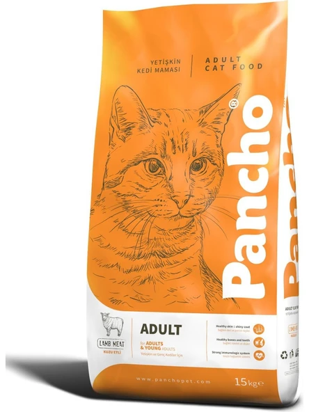 Pure Life Pancho Kuzu Etli Yetişkin Kedi Maması 15 kg ürün görseli 1