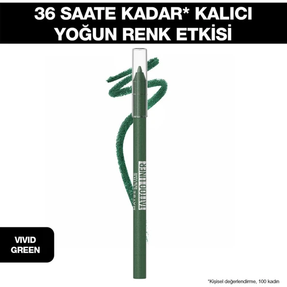 Tattoo Liner Jel Göz Kalemi Vivid Green – Yoğun Pigmentli, Uzun Süre Kalıcı Yeşil Ton ürün görseli 1