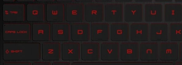 MSI MS-14B3 (PS42) Klavye Işıklı Kırmızı Tuş ürün görseli 1