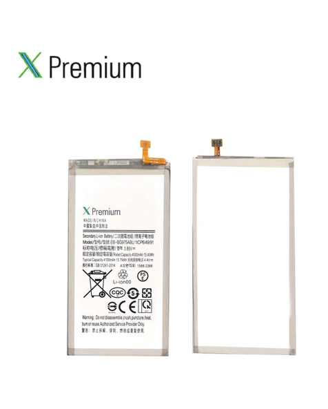 Samsung S10+ Uyumlu Batarya Xpremium Pil Süper Yüksek Kalite 4100 mAh EB-BG975ABU ürün görseli 1