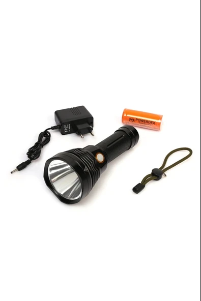 Pd-6692 15 Watt 1000 Lümen Profesyonel Şarjlı El Feneri ürün görseli 1