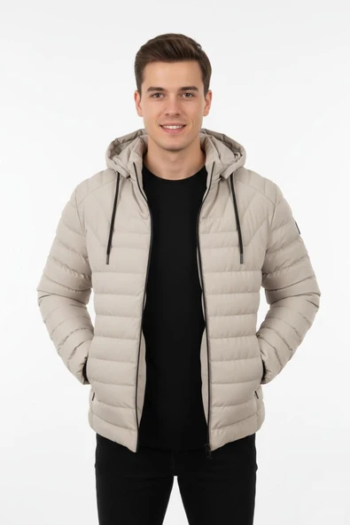 Erkek Kapüşonlu Spor Mont Regular Fit 3019 BGL-ST04897 ürün görseli 1