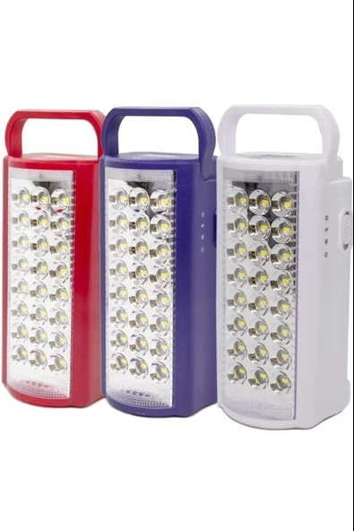 24 Büyük Ledli 80 Saat Yanan Powerbank Özellikli Akülü Led Işıldak ürün görseli 1