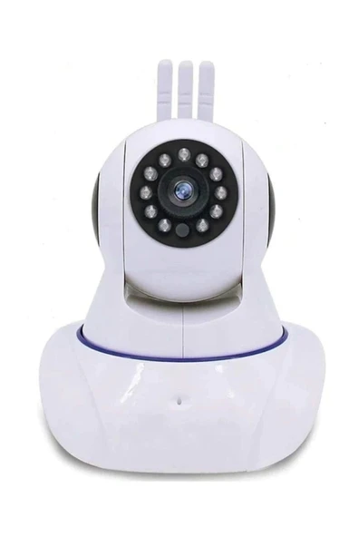 Gece Görüşlü Hd 360 Derece Wifi Ip Kamera Bebek Kamerası ürün görseli 1