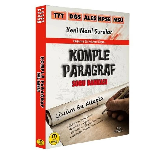 Tasarı Komple Paragraf Soru Bankası ürün görseli 1