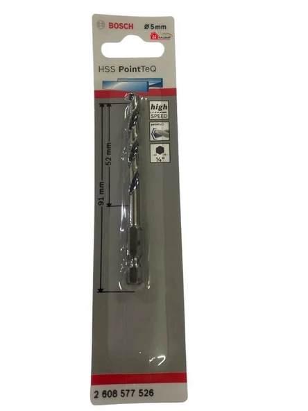 Pointteq Altıgen Şaftlı Hss Matkap Ucu 5 mm - Resim 2