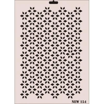 Rich New Seri N-154 Stencil 35x25 cm ürün görseli 1
