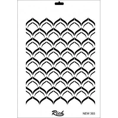 Rich New Seri N-393 Stencil 35x25 cm ürün görseli 1