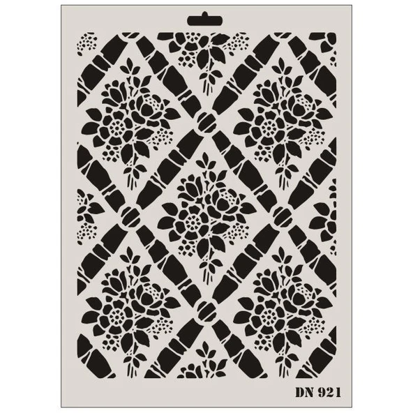 Rich Dantel Seri DN-921 Stencil 35x25 cm ürün görseli 1