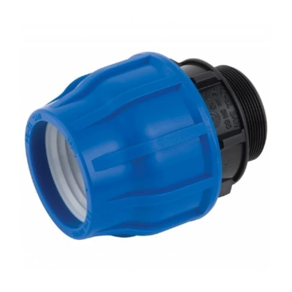 Poelsan Mavi 25X1/2 Erkek Adaptör ürün görseli 1
