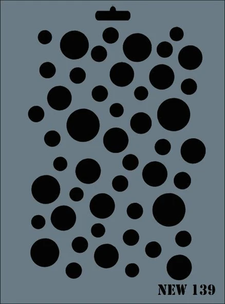 Rich New Seri N-139 Stencil 35x25 cm ürün görseli 1