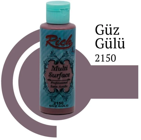 Rich Multi Surface 2150 Güz Gülü Akrilik Boya 120 cc ürün görseli 1