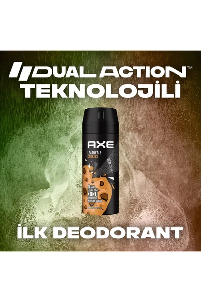 Axe Deodorant 150 Ml. Leather Cookies (12'Lİ) - Resim 4