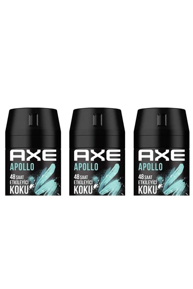 Axe Erkek Deodorant Sprey Apollo 150 ml 8690637981531 3 Adet ürün görseli 1