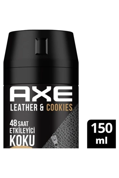 Axe Erkek Deodorant & Bodyspray Leather & Cookies 48 Saat Etkileyici Koku 150 Ml ürün görseli 1