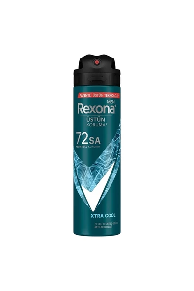 Rexona Men Erkek Sprey Deodorant Xtra Cool 72 Saat Kesintisiz Üstün Koruma 150 Ml ürün görseli 1