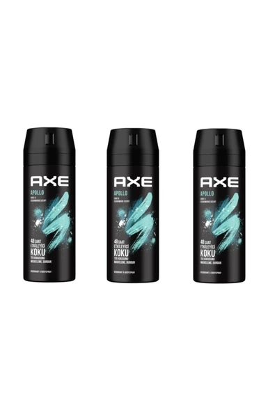 Axe Erkek Deodorant Sprey Apollo 150 Ml X 3 Adet ürün görseli 1