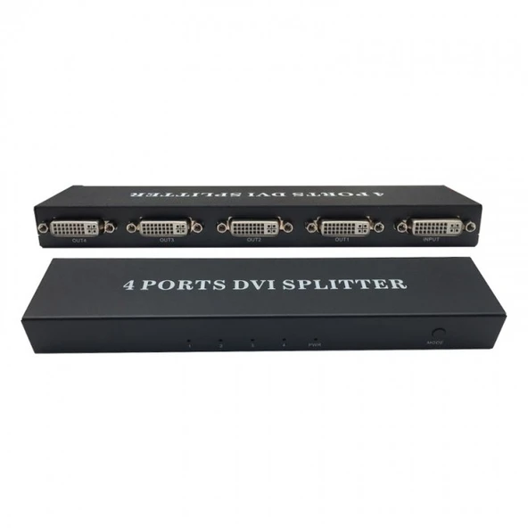 DVI 4 port splitter 1 giriş 4 çıkış dvı çoklayıcı splitter ürün görseli 1