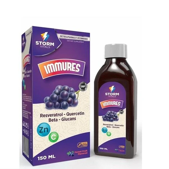 Storm Vitals Immures-Resveratrol 150ml Sıvı ürün görseli 1