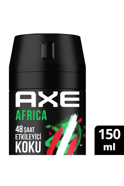 Axe Erkek Afrıca 48 Saat Etkileyici Koku Deodorant & Vücut Spreyi 150ml ürün görseli 1