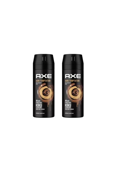 Axe Erkek Deodorant Sprey Dark Temptation 150 Ml 2 Adet ürün görseli 1