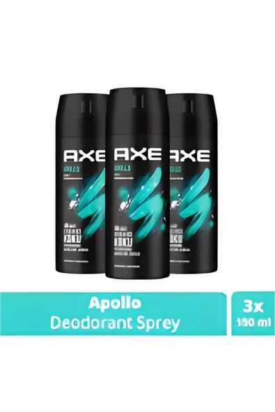 Axe Deodorant Apollo 3x150 Ml ürün görseli 1