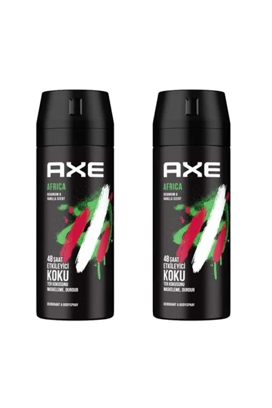 Axe Africa Erkek Sprey Deodorant 150 ml 2 Adet ürün görseli 1