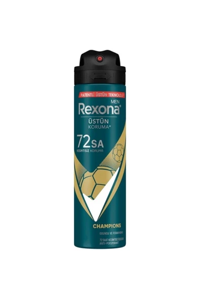 Rexona Men Erkek Sprey Deodorant Champions 72 Saat Kesintisiz Üstün Koruma 150 ml ürün görseli 1