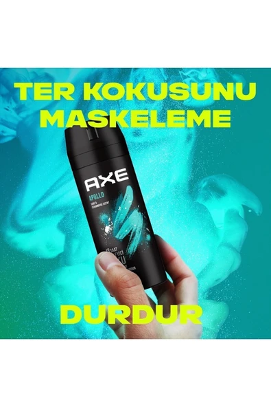 Axe Apollo Erkek Sprey Deodorant 150 Ml (2 Adet) - Resim 4
