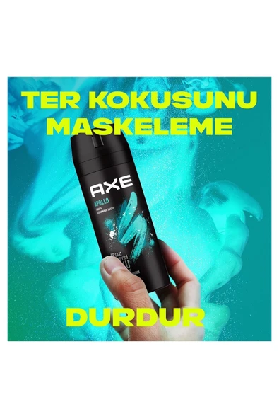 Axe Erkek Deodorant Sprey Apollo 150 Ml X3 Set - Resim 2