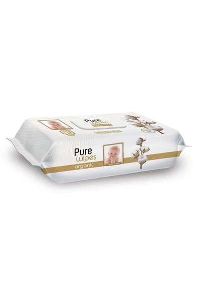 Sleepy Pure Baby Organic Pamuk Islak Mendil 90 Adet ürün görseli 1