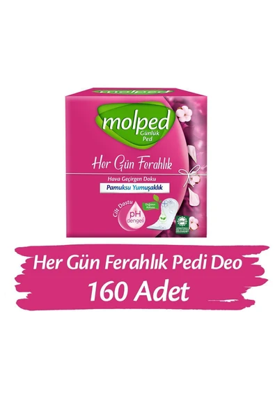 Molped Her Gün Ferah Günlük Pedi Deo 160 Adet ürün görseli 1