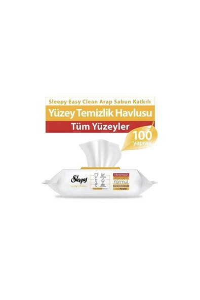 Sleepy yüzey temizlik mendili Arap sabunu katkılı ürün görseli 1