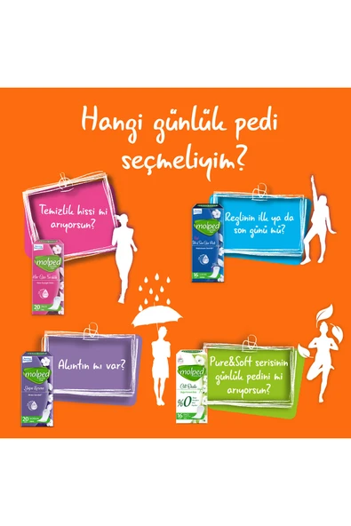 Molped Aktif Günler Günlük Ped 200 Adet - Resim 6