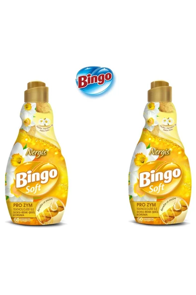 Bingo Konsantre Çamaşır Yumuşatıcısı Nergis 1440 ml x 2 Adet ürün görseli 1
