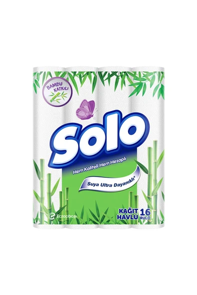 Solo Bambu Katkılı Kağıt Havlu 16'lı ürün görseli 1
