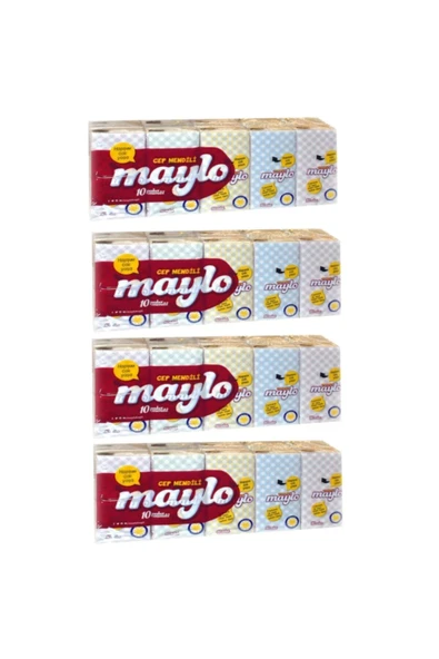 Maylo Cep Mendili 10 Lu Paket X 4 Adet ürün görseli 1