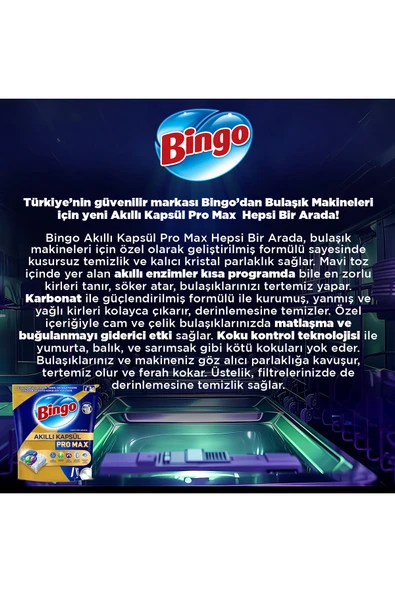 Bingo PRO MAX KAPSUL 60 ADETLİ - Resim 6