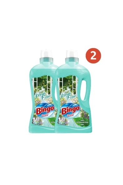 Bingo 1L Ferah Evim Yüzey Temizleyici 2'Li Set ürün görseli 1