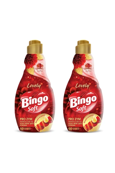 Bingo Soft Konsantre Çamaşır Yumuşatıcısı Lovely 1440 ml X 2 Adet ürün görseli 1