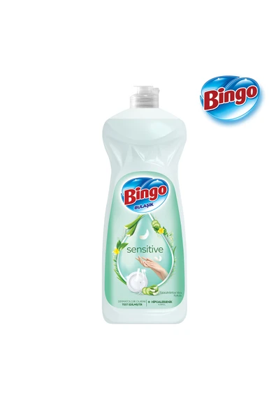 Bingo Sıvı Elde Bulaşık Deterjanı Sensitive 1500ml X 4 Adet - Resim 2