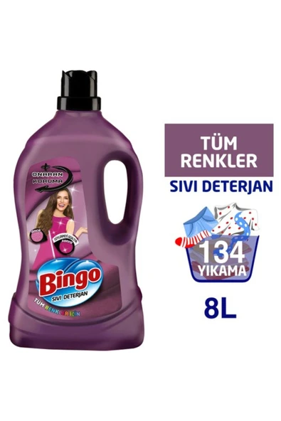 Bingo Onaran Koruma Sıvı Bakım Çamaşır Deterjanı 4 Lt 2'li ürün görseli 1