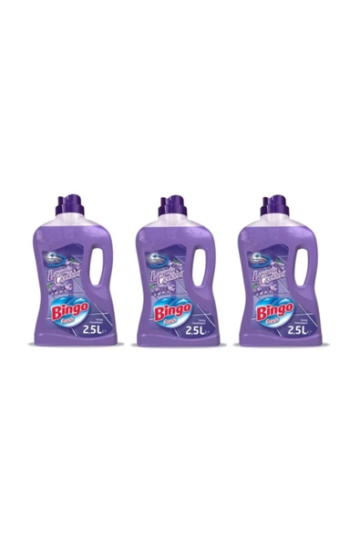 Bingo Fresh Yüzey Temizleyici Lavanta Çiçekleri 3 X 2,5 L ürün görseli 1