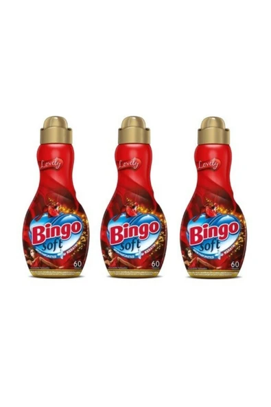 Bingo Soft Konsantre Çamaşır Yumuşatıcısı Lovely 1440 ml X 3 Adet ürün görseli 1