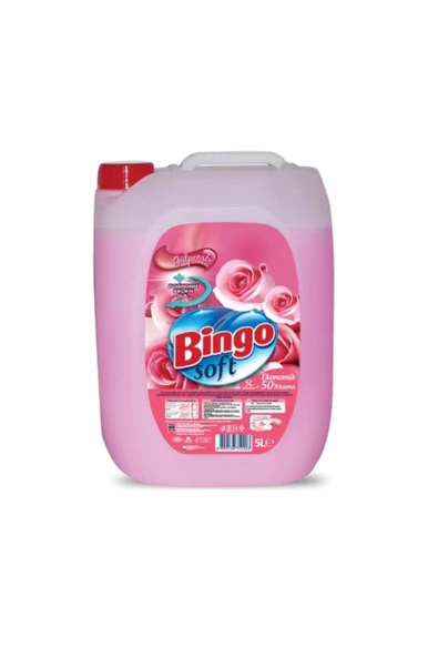 Bingo Soft Yumuşatıcı 5 Lt. Gülpembe ürün görseli 1