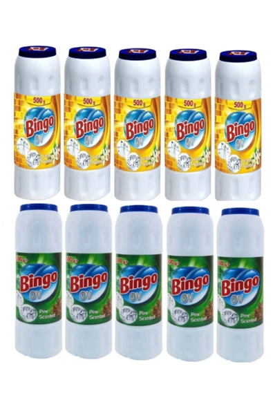 Bingo Mekanik Vim Ovma Tozu 500g 5x Limon + 5x Çam Set ürün görseli 1